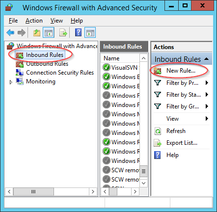 Windows Firewall with Advanced Security