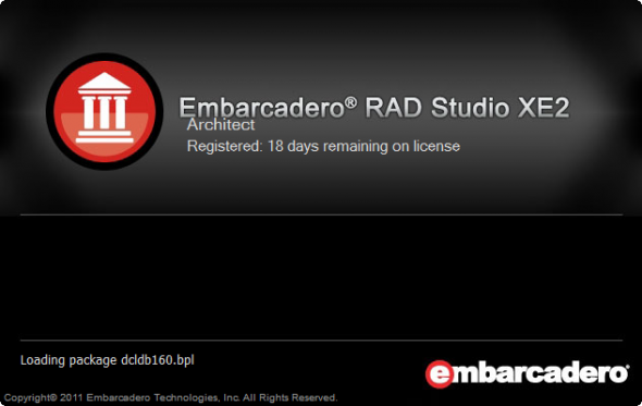 RAD Studio XE2 Splash Screen